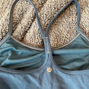 Blue Lululemon tank top. Size 8
